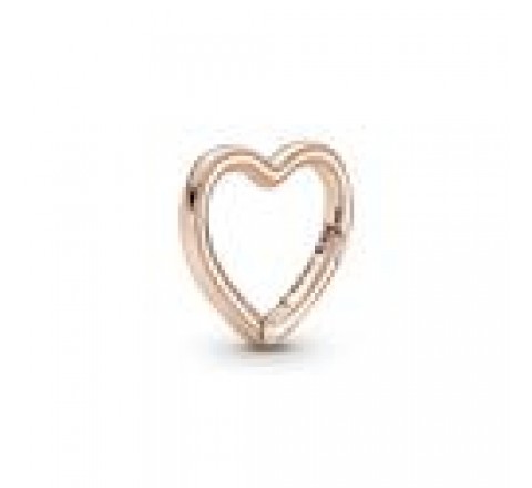 CONECTOR PANDORA ME PLATA ROSADA CORAZON 780081C00