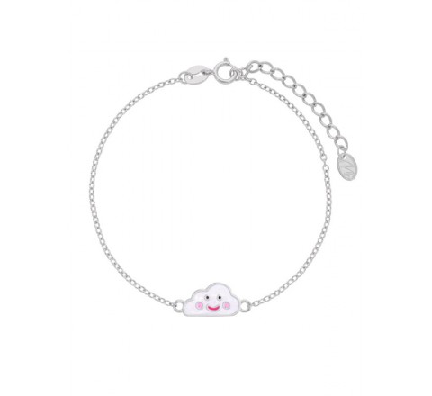 PULSERA MAREA PLATA NUBE COLOR D02403/AX