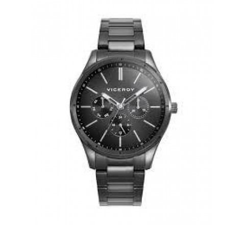 RELOJ VICEROY MULTI ACERO IP NEGRO 401387-57