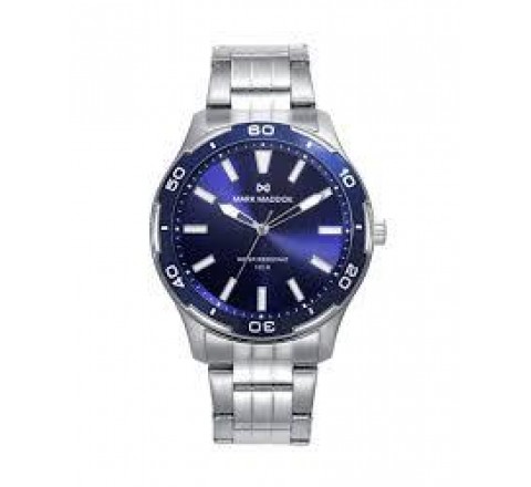 RELOJ MARK MADDOX ACERO ESF AZUL HM1016-36