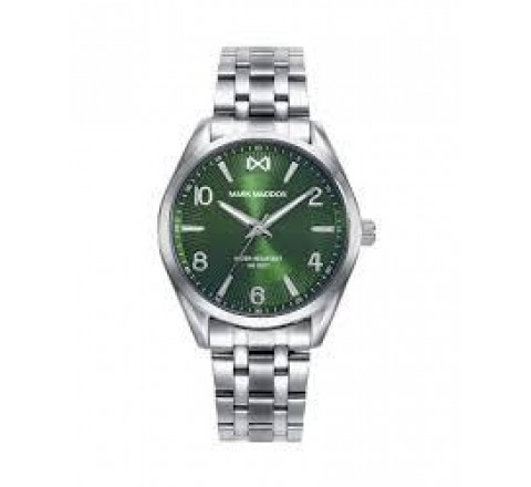 RELOJ MARK MADDOX ACERO ESF VERDE MM1020-65