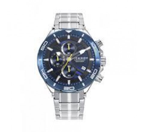 RELOJ VICEROY ACERO IP AZUL CABALLERO 46841-37