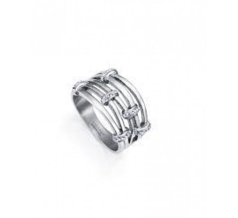 ANILLO VICEROY ACERO CON CRISAL 75367A01600
