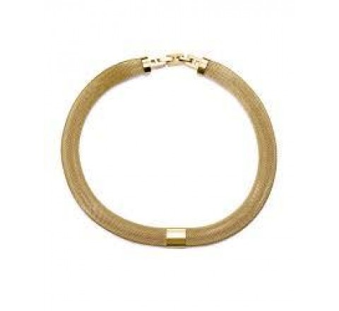 COLLAR VICEOY ACERO DORADO MESH 14204C01012
