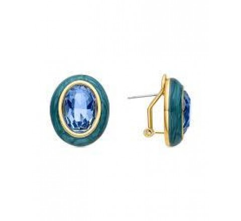 PENDIENTES AMARKE PIEDRA AZUL DORADOS SGEU1770400