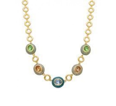 COLLAR AMARKE DORADO PIEDRAS COLOR SGNU0282000
