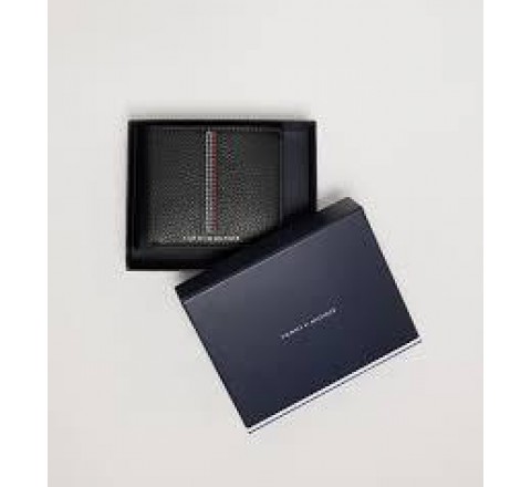 CARTERA TOMMY NEGRA CASUAL AM0AM12526BDS