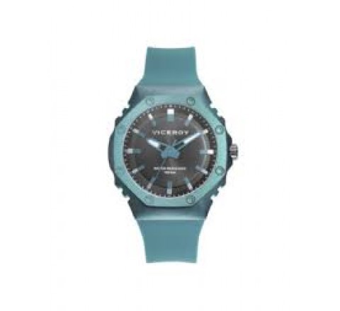 RELOJ VICEROY CAJA ALUMINIO VERDE SILICONA VERDE 41131-67