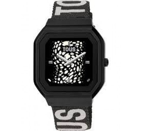 RELOJ TOUS SMART ACERO NEGRO CORREAS NEGRO/LILA 200351075