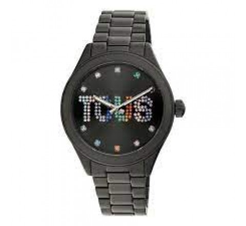 RELOJ TOUS CAJA Y ARMIS ACERO NEGRO ESFERA COLOR 200351113