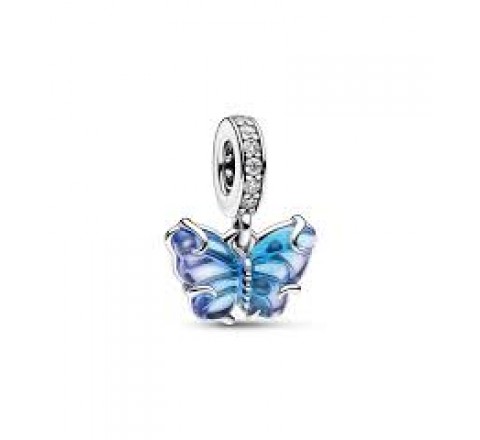 CHARM PANDORA PLATA CRISTAL DE MURANO MARIPOSA 792698C01