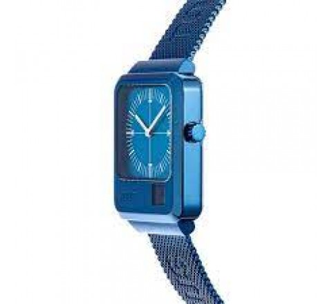 RELOJ TOUS CUADRADO CAJA Y ARMIS ACERO AZUL 300358012