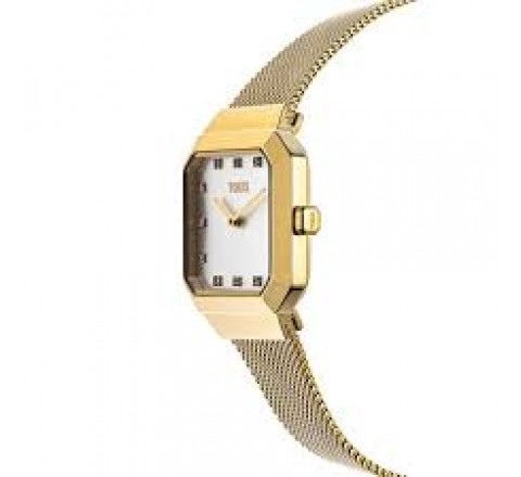 RELOJ TOUS CUADRADO CAJA Y ARMIS ACERO DORADO 300358062