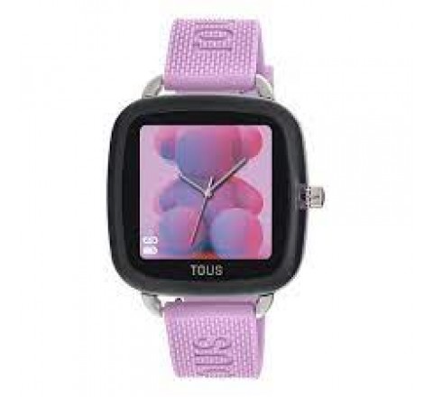 RELOJ TOUS SMART CUADRADO CAJA Y SILICONA ROSA 300358080