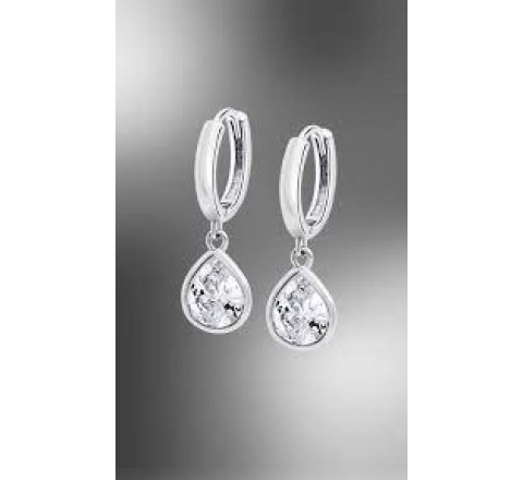 PENDIENTES LOTUS PLATA ARO LAGRIMA CIRCONITA LP3563-4/1