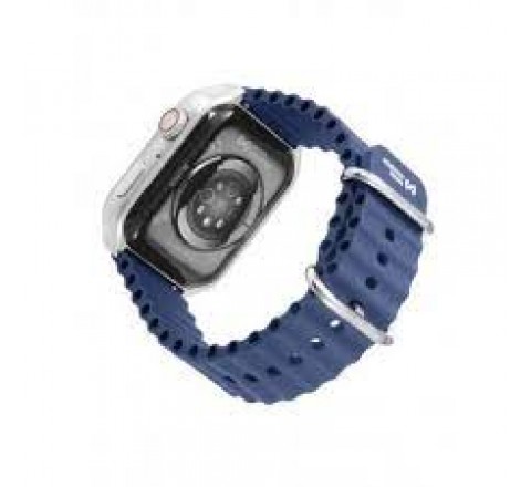 RELOJ MARK MADDO SMART CAJA CUADRADA SILICONA AZUL HS2002-30