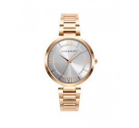 RELOJ VICEROY CAJA Y ARMIS ACERO DORADO 42428-23