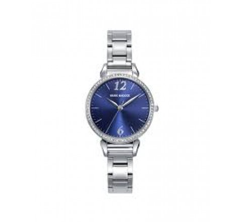 RELOJ MARK MADDO CAJA Y ARMIS ACERO ESFERA AZUL MM0137-35