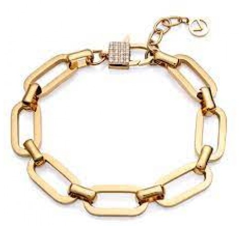 PULSERA VICEROY ACERO DORADO Y CIRCONITAS 1445P01012