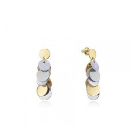 PENDIENTES VICEROY ACERO Y MADRE PERLA 14090E01012