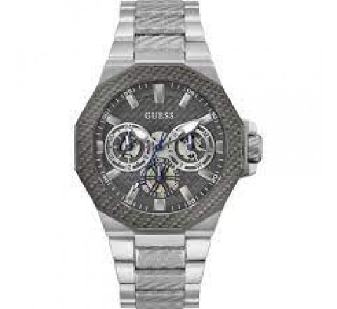 RELOJ GUESS CAJA Y ARMIS ACERO BISEL GRIS GW0636G1