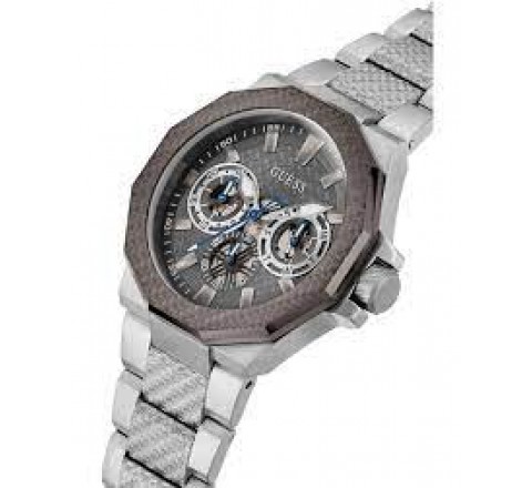 RELOJ GUESS CAJA Y ARMIS ACERO BISEL GRIS GW0636G1