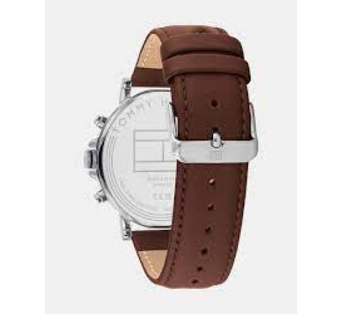 RELOJ TOMMY HILFIGER CAJA ACERO CORREA MARRON 1710585
