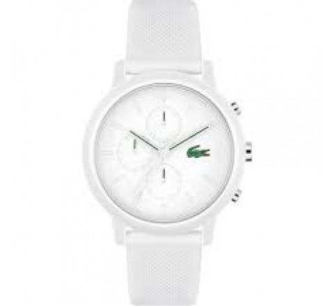 RELOJ LACOSTE CAJA BLANCA Y SILICONA BLANCA 2011246