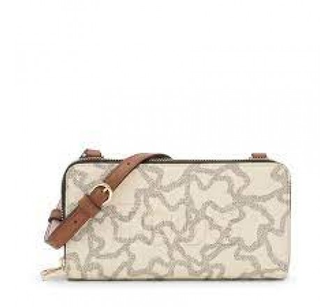 BILLETERA-PORTAMOVIL TOUS K ICON BEIGE-MLTI 2002021401