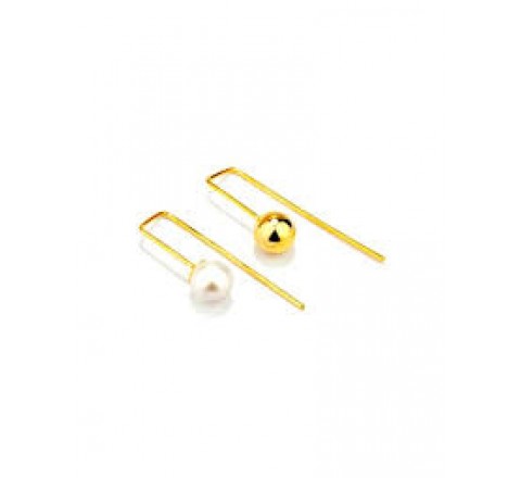 PENDIENTES CHAPADOS EN DORADO RADIANT RH0000002