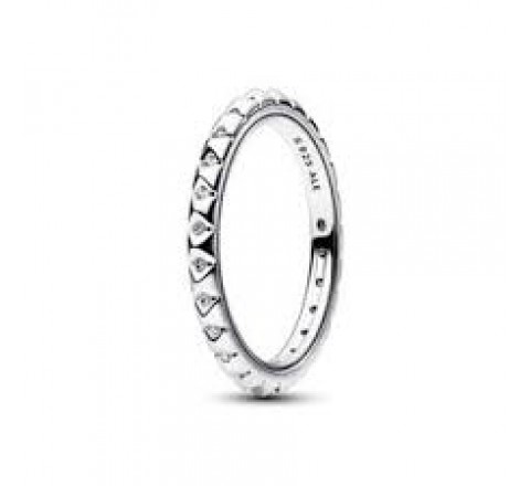 ANILLO PANDORA PLATA PIRAMIDES CIRCONITAS N?14 192800C01-54