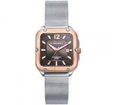 RELOJ VICEROY CAJA ACERO BICOLOR ROSADO ESTERILLA 401188-75