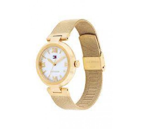 RELOJ TOMMY HILFIGER CAJA Y ARMIS ACERO DORADO 1782634