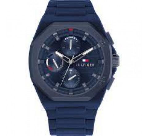 RELOJ TOMMY HILFIGER CAJA Y CORREA SILICONA AZUL 1792122