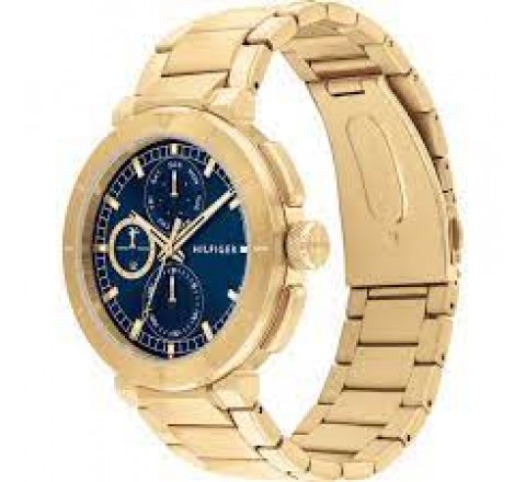 RELOJ TOMMY HILFIGER CAJA Y ARMIS ACERO DORADO 1792118