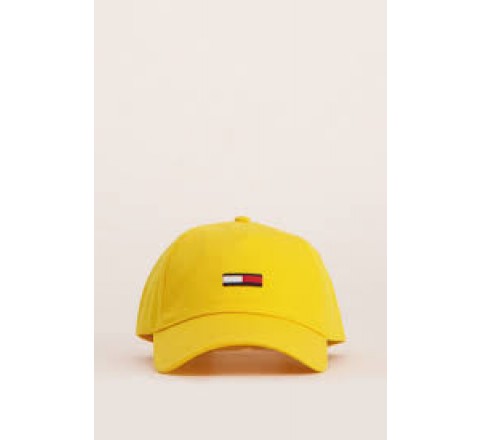 GORRA TOMMY HILFIGER AMARILLA LOGO CENTRAL AW0AW15842 ZFM