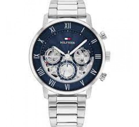 RELOJ TOMMY HILFIGER CAJA Y ARMIS ACERO ESFERA AZUL 1710569