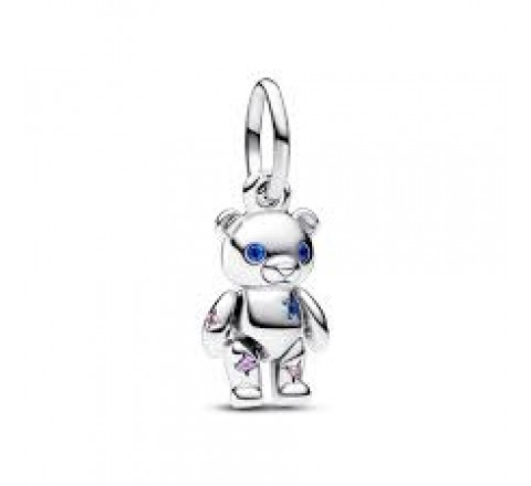 CHARM PANDORA PLATA OSITO PELUCHE MOVIL 792986C01