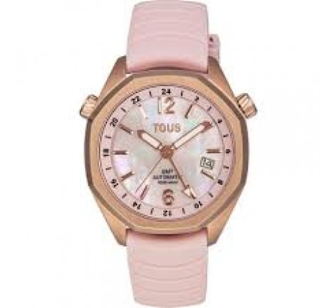 RELOJ TOUS AUTOMATICO ROSADO CORRA SILICONA ROSA 3000133800