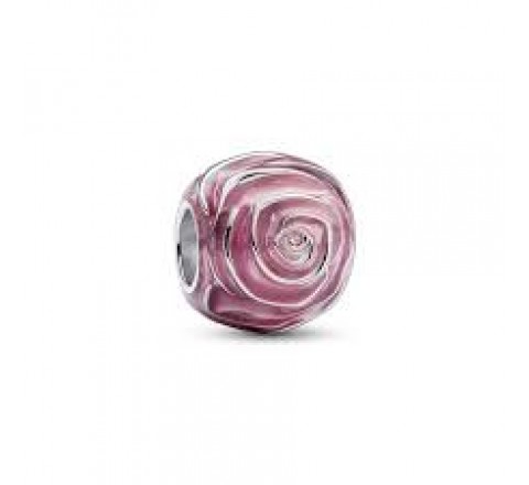 PANDORA CHARM ROSA ROSA FLORECIENDO 793212C01