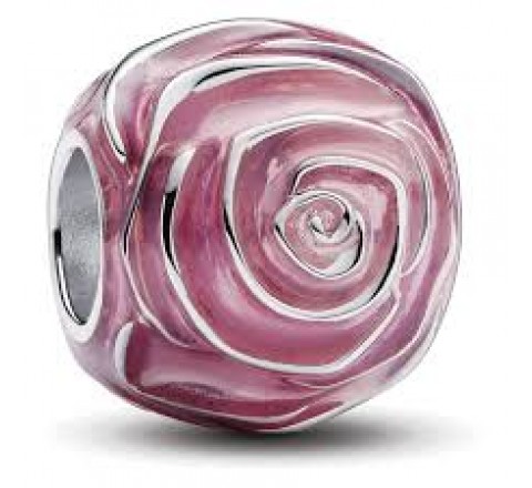 PANDORA CHARM ROSA ROSA FLORECIENDO 793212C01