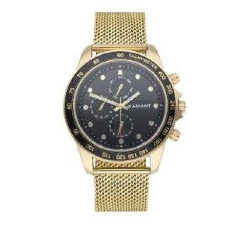 RELOJ RADIANT CABALLERO ACERO MILANESA DORADO RA617704