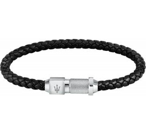 PULSERA MASRATI DE PIEL TRENZADA JM223AVE17