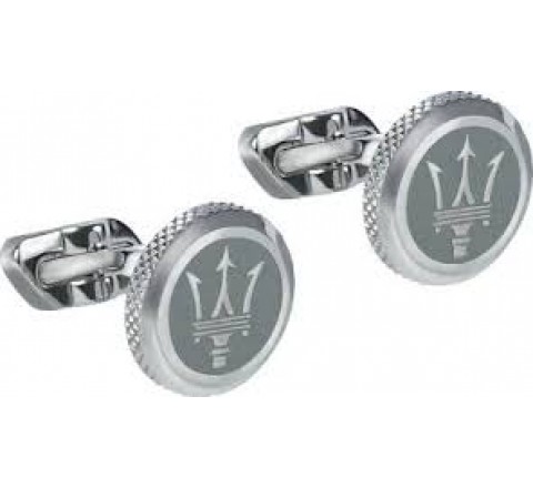 GEMELOS MASERARTI ACERO LOGO GRABADO JM416AIL05