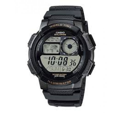 RELOJ CASIO NEGRO AE1000W-1AVEF