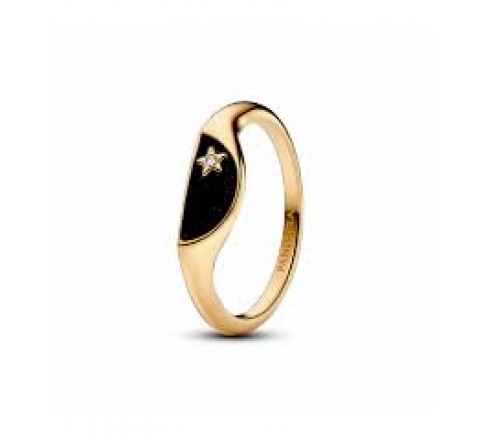 ANILLO PANDORA ME MITAD SELO RECUB ORO 163325C01-56