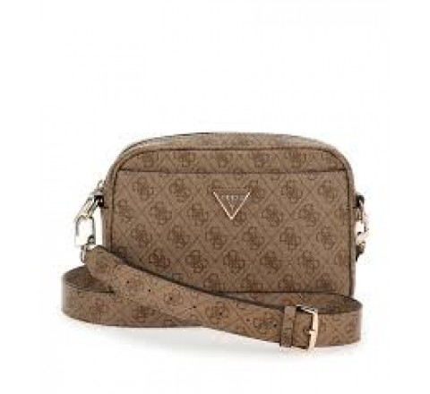 BANDOLERA GUESS MERIDIAN LATTE LOGO HWSG8778140