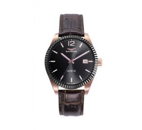 RELOJ SANDOZ DE CABALLERO ACERO IP ROSA CORREA 81523-55