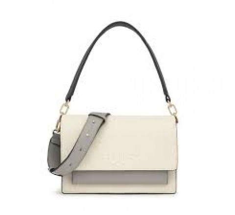 BANDOLERA M. AUDREE SAFFIANO BEIGE-GRIS 2002202601