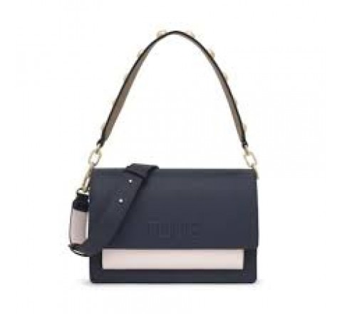 BOLSO TOUS BANDOLERA M. AUDREE SAFFI AZUL M-ROSA 2002202633